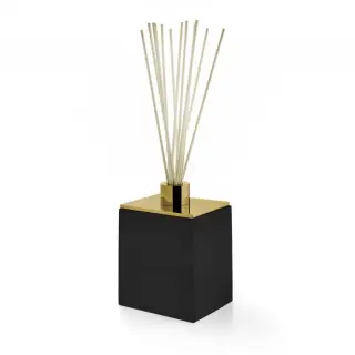 3SC BeMood Black Ароматический диффузор настольный 10хh30х8 см, цвет: черный/золото матовое