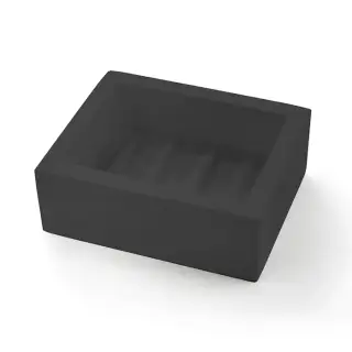 3SC Bemood Black Мыльница настольная, цвет: черный