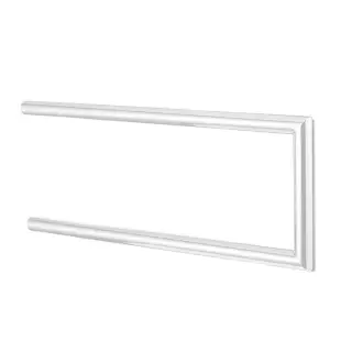 3SC Guy Полотенцедержатель двойной, неповоротный, плечо 30см, цвет: белый матовый