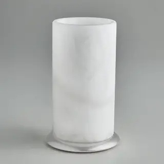 3SC Baster Round Стакан настольный, цвет: алебастр/хром