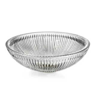 3SC Elegance Раковина накладная, D=43,5/h16 см, без отверстия под смеситель, донный клапан в комплекте, цвет: прозрачный хрусталь/хром