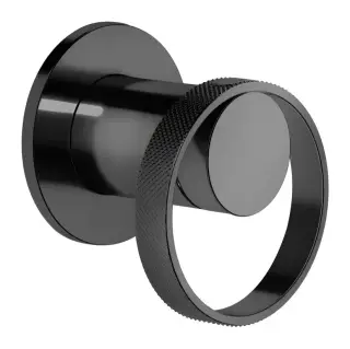 Cмеситель Gessi Anello, встраиваемый, без излива, на 1 потребителя, внешняя часть, цвет Black Metal PVD