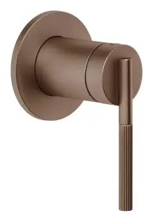 Cмеситель Gessi Ingranaggi, настенный, встраиваемый, внешняя часть, цвет Copper Brushed PVD