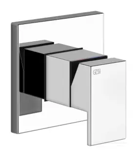 Cмеситель Gessi Rettangolo, настенный на 1 выход, внешняя часть, цвет Chrome