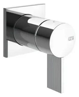 Смеситель для душа Gessi Inverso, встраиваемый, однорычажный, настенный, внешняя часть, Н-98 мм, цвет хром