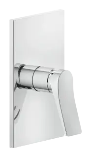 Cмеситель для душа Gessi Rilievo, встраиваемый, однорычажный, 1 выход, внешняя часть, цвет Chrome