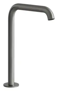 Излив для раковины Gessi316, высокий 273 мм, отдельностоящий, цвет Steel Brushed