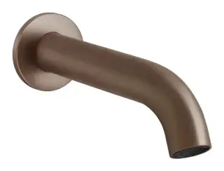Излив для ванны Gessi316, настенный, цвет Copper Brushed PVD