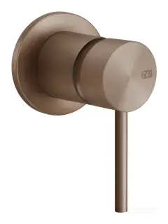 Смеситель Gessi 316 Flessa, встраиваемый, на 1 выход, цвет Copper Brushed PVD
