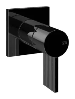 Смеситель для раковины Gessi Inverso, настенный, на 1 выход, внешняя часть, Н-95 мм, цвет Black Metal PVD