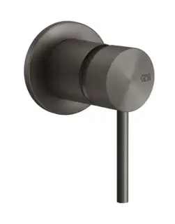 Смеситель Gessi316 Flessa встраиваемый, внешняя часть, цвет Black Metal Brushed PVD