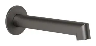 Излив для ванны Gessi Anello, настенный, цвет Black Metal Brushed PVD