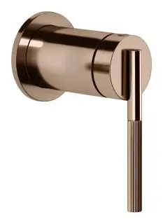 Смеситель Gessi Ingranaggio, встраиваемый, однорычажный, на 1 выход, внешняя часть, цвет Copper PVD