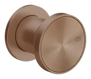 Смеситель Gessi Origini, настенный, встраиваемый, на 1 выход, внешняя часть, цвет Copper Brushed PVD