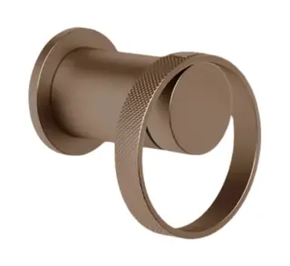 Смеситель для душа Gessi Anello, встраиваемый, 70x65 мм, однорычажный, внешняя часть, цвет Copper Brushed PVD