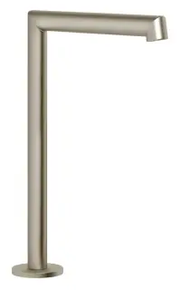 Излив Gessi Ingranaggio, отдельностоящий, высокий, цвет Finox Brushed Nickel