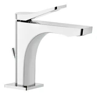 Смеситель для раковины Gessi Rilievo, с донным клапаном, цвет Chrome