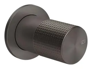Cмеситель Gessi Habito, встраиваемый, настенный, на 1 выход, цвет Black Metal Brushed PVD