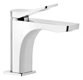 Смеситель для раковины Gessi Rilievo, вылет 131 мм, без донного клапана, цвет Chrome