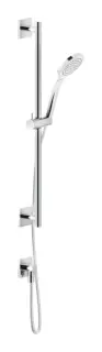 Душевой гарнитур Gessi Rilievo, с ручной лейкой, держателем, шлангом 1500 мм, цвет хром