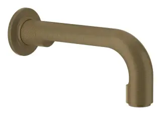 Излив для ванны Gessi Inciso 190 мм, цвет Antique Brass