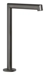 Излив Gessi Ingranaggio, отдельностоящий, высокий, цвет Black Metal Brushed PVD