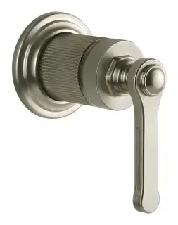 Смеситель Gessi Venti20, настенный, на 1 выход, встраиваемый, цвет Finox Brushed Nickel