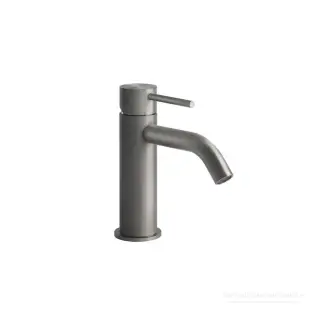 Смеситель для раковины Gessi 316, без донного клапана, цвет Steel Brushed
