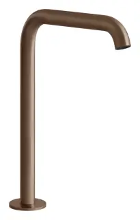 Излив Gessi 316 Flessa, отдельностоящий, высота 273 мм, цвет Copper Brushed PVD