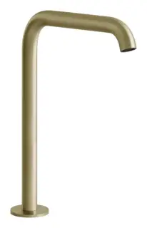Излив для раковины Gessi316, высокий 273 мм, отдельностоящий, цвет Brushed Brass PVD