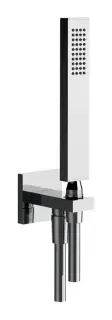 Ручной душ Gessi Rettangolo К, с шланговым подсоединением и держателем, цвет Chrome
