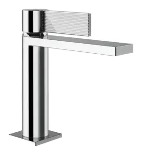 Смеситель для раковины Gessi Inverso, однорычажный, с донным клапаном и соединительными шлангами, Н-178 мм, цвет хром