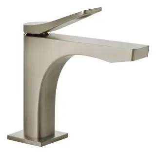 Смеситель для раковины Gessi Rilievo, без донного клапана, цвет Finox Brushed Nickel