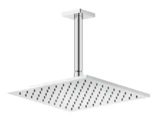 Верхний душ Gessi Rilievo 250х250 мм, шарнирный, для потолочного крепления, Н-261 мм, с защитой от известкового налёта, цвет хром