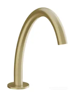 Излив Gessi Origini, отдельностоящий, средний, цвет Brushed Brass PVD