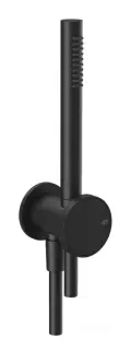 Душевой комплект Gessi Origini, с держателем, выводом воды, лейкой, шлангом, цвет Matte Black