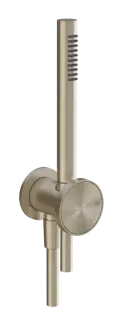 Ручной душ Gessi Origini, с держателем, выводом воды, лейкой, шлангом, цвет Finoх Brushed Nickel