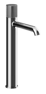 Смеситель для раковины Gessi Habito, высокий, без донного клапана, цвет Chrome