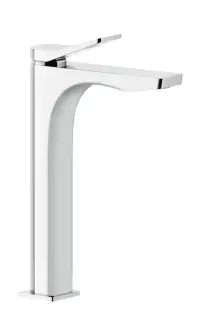 Смеситель для раковины Gessi Rilievo, высокий, без донного клапана, цвет Chrome