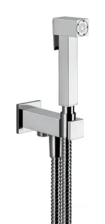 Гигиенический душ Gessi Rettangolo, c шланговым подсоединением, цвет Chrome