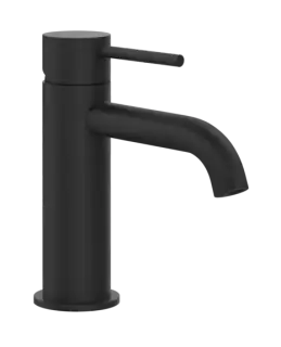 Смеситель для раковины Gessi316 Flessa, без донного клапана, цвет Matte Black