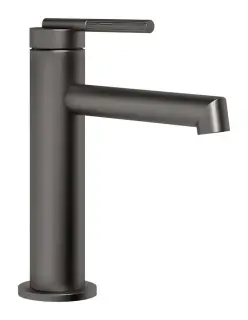Смеситель для раковины Gessi Ingranaggio, без донного клапана, цвет Black Metal Brushed PVD