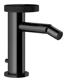 Cмеситель для биде Gessi Anello, на 1 отверстие, донный клапан, цвет Black Metal PVD