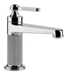 Смеситель для раковины Gessi Venti20, с донным клапаном, цвет Chrome