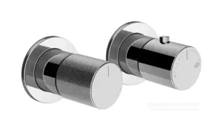 Термостат Gessi Habito, встраиваемый, настенный, на 2 потребителя, цвет Chrome