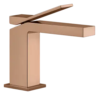 Смеситель для раковины Gessi Rettangolo K, без донного клапана, цвет Copper PVD