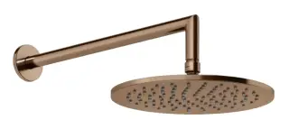 Верхний душ Gessi Anello, Ø250 мм, шарнирный, Н-145 мм, цвет Copper PVD