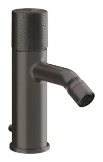 Смеситель для биде Gessi Habito, с донным клапаном, цвет Black Metal Brushed PVD