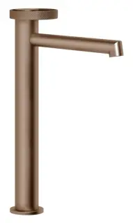 Cмеситель для раковины Gessi Anello, высокий, длинный излив, цвет Copper Brushed PVD