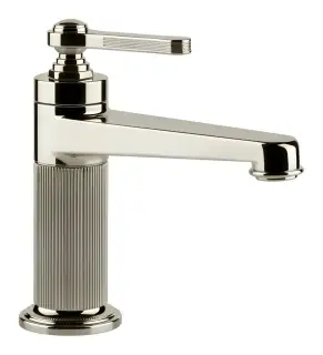 Смеситель для раковины Gessi Venti20, без донного клапана, цвет Nickel PVD